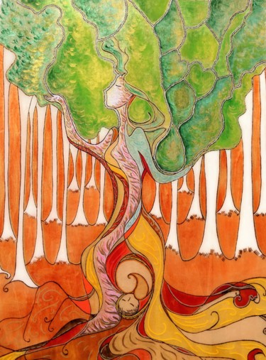 In the deepest roots (Woman tree)